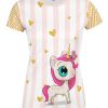 Playera Full Duo Amor San Valentín Corazón Glitter Unicornio - Imagen 3