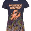 Playera Full Duo Amor San Valentín Lobster Tentáculos Y Langosta - Imagen 2