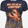 Playera Full Duo Amor San Valentín Lobster Tentáculos Y Langosta - Imagen 4