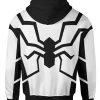 Sudadera Deportiva Sublimada Hombre Araña Blanco Y Negro - Imagen 2