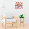 Cuadro Canvas Mandala Naranja - Imagen 2