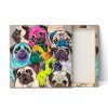 Cuadro Canvas Pugs De Colores - Imagen 3