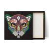 Cuadro Canvas Jaguar Estilo Maya - Imagen 3