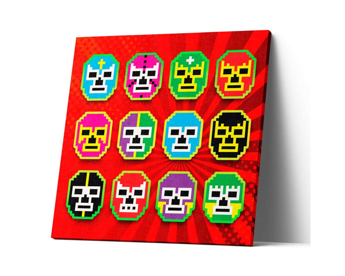 Cuadro Canvas Lucha Libre