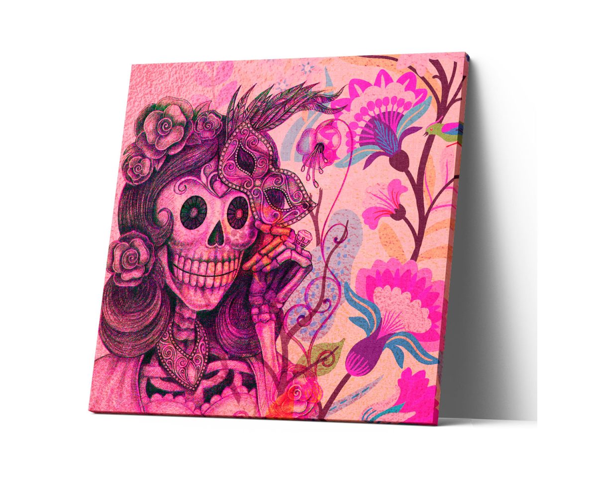 Cuadro Canvas Señora Calaca