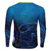 Playera Jersey Pesca Manga Larga Pez Espada Mar Azul Colores - Imagen 2