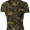 Playera Full Print Calaveras Cráneos Realistas Camuflaje - Imagen 2