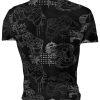 Playera Full Print Negro Game Over Calavera Controles Gamer - Imagen 2