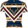 Playera Full Print Fancy Print Leones Ornamento Dorado - Imagen 2