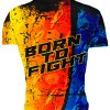 Playera Full Print Mma Born To Fight Artes Marciales - Imagen 2