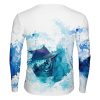 Playera Jersey Pesca Peces Espada Manchas Azules Mar - Imagen 2