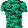 Playera Full Print  Camuflaje Best Dad Dia Del Padre Turquesa - Imagen 2