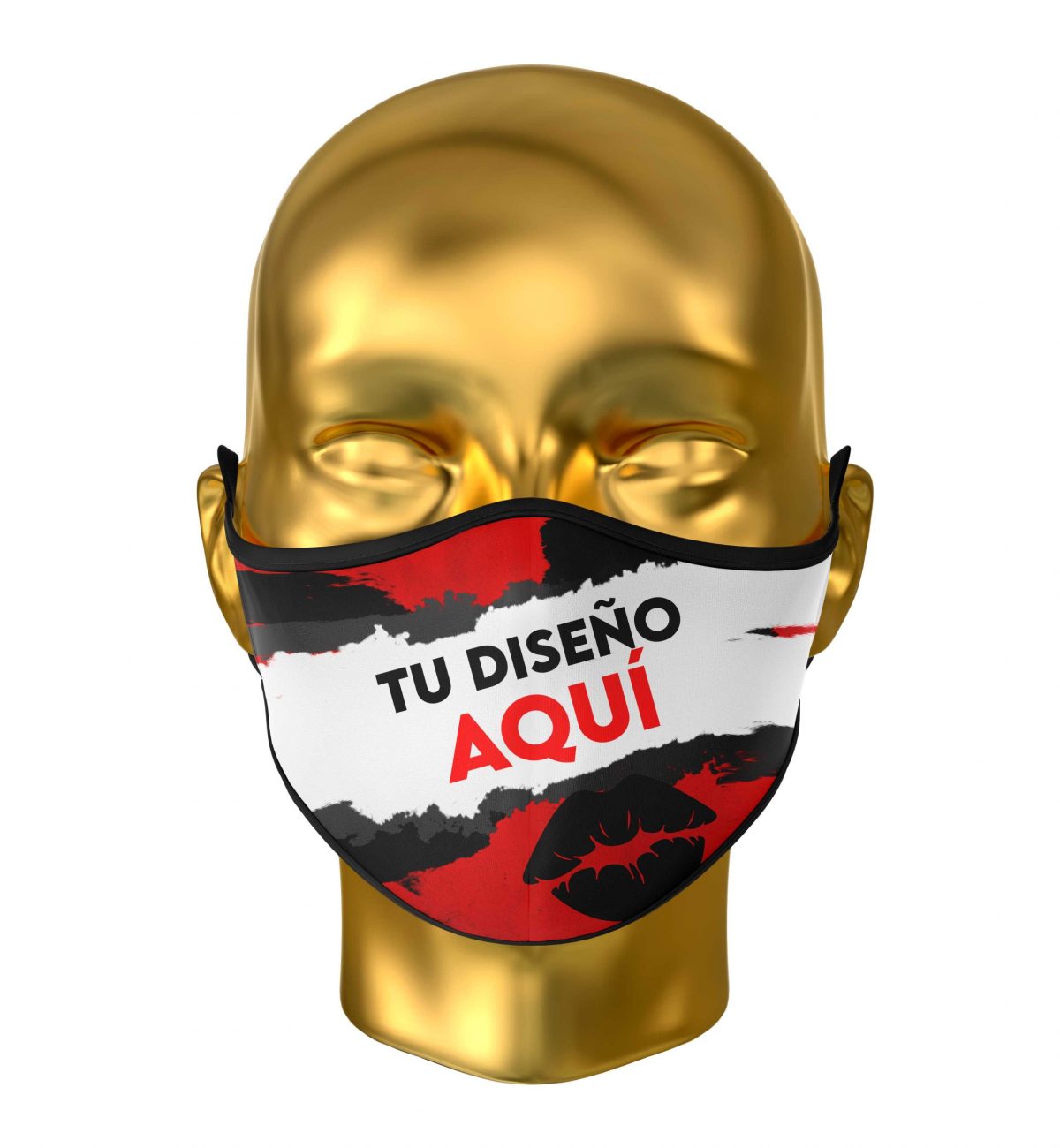 Mascarilla Cubre Boca Deportiva Reutilizable Sublimada Diseño Personalizada