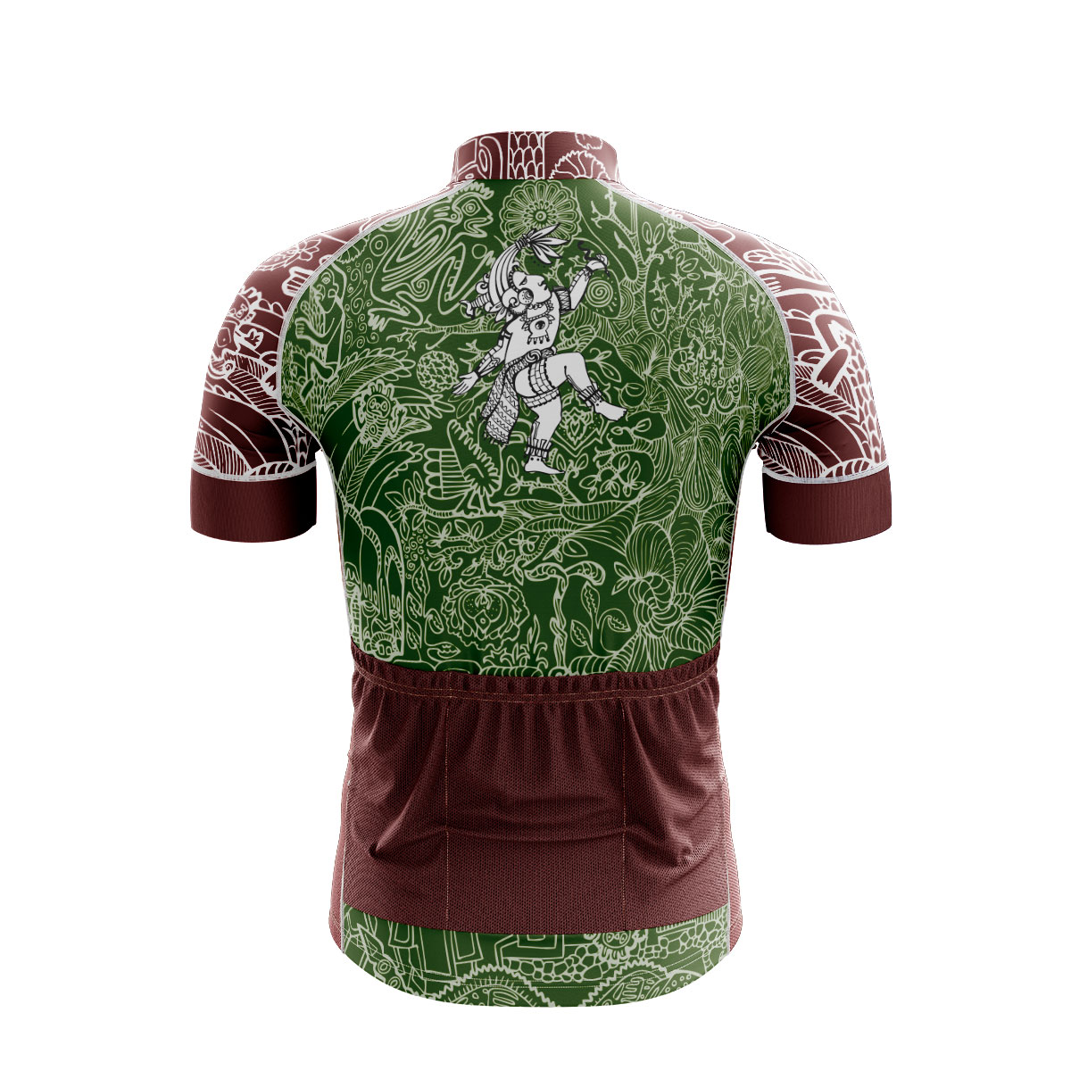 Jersey Ciclismo Manga Corta Maillot Mtb Dibujos Prehispánicos México - Imagen 2