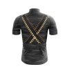 Jersey Ciclismo Manga Corta Maillot Mtb Negro Cinturón Balas Durango - Imagen 2
