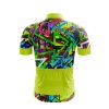Jersey Ciclismo Manga Corta Maillot Mtb Flechas Colores Manchas Pintura - Imagen 2
