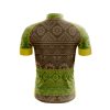 Jersey Ciclismo Manga Corta Maillot Mtb Guerrero Lanza Café Piedra - Imagen 2