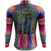 Jersey Ciclismo Manga Larga Maillot Mtb Colores Mexicanos Ojo Pirámide - Imagen 2