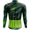 Jersey Ciclismo Manga Larga Maillot Mtb Verde Rayos Deporte Extremo - Imagen 2
