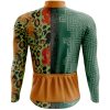 Jersey Ciclismo Manga Larga Maillot Mtb  Jaguar Manchas Adornado - Imagen 2