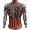 Jersey Ciclismo Manga Larga Maillot Mtb Letras Maya Guerrero Animales - Imagen 2