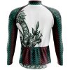 Jersey Ciclismo Manga Larga Maillot Mtb Tricolor Pirámide Quetzalcóatl - Imagen 2