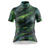 Jersey Ciclismo Manga Corta Maillot Mtb Verde Rayos Deporte Extremo - Imagen 3
