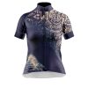 Jersey Ciclismo Manga Corta Maillot Mtb Pirámide Azteca Prehispánico - Imagen 3
