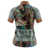 Jersey Ciclismo Manga Corta Maillot Mtb Figuras Comunidad Maya Café - Imagen 4