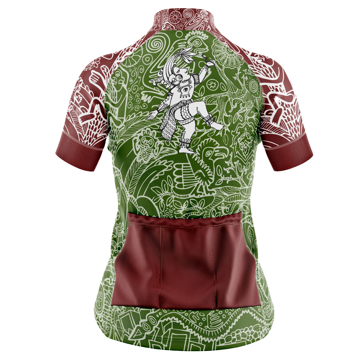 Jersey Ciclismo Manga Corta Maillot Mtb Dibujos Prehispánicos México - Imagen 4