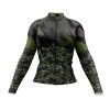 Jersey Ciclismo Manga Larga Maillot Mtb Camuflaje Verde - Imagen 3
