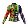 Jersey Ciclismo Manga Larga Maillot Mtb Crazy Rides Meta Colores Morado - Imagen 3