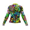 Jersey Ciclismo Manga Larga Maillot Mtb Flechas Colores Manchas Pintura - Imagen 3
