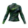 Jersey Ciclismo Manga Larga Maillot Mtb Verde Rayos Deporte Extremo - Imagen 3