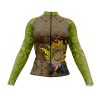 Jersey Ciclismo Manga Larga Maillot Mtb Guerrero Lanza Café Piedra - Imagen 3