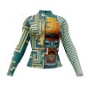 Jersey Ciclismo Manga Larga Maillot Mtb Lineas Jade Corona Lingote Oro - Imagen 3