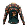 Jersey Ciclismo Manga Larga Maillot Mtb Jaguar Circulo Verde Amarillo - Imagen 4