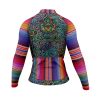 Jersey Ciclismo Manga Larga Maillot Mtb Colores Mexicanos Ojo Pirámide - Imagen 4