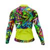 Jersey Ciclismo Manga Larga Maillot Mtb Flechas Colores Manchas Pintura - Imagen 4
