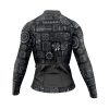 Jersey Ciclismo Manga Larga Maillot Mtb Calendario Azteca Guerrero Gris - Imagen 4