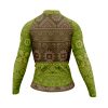 Jersey Ciclismo Manga Larga Maillot Mtb Guerrero Lanza Café Piedra - Imagen 4