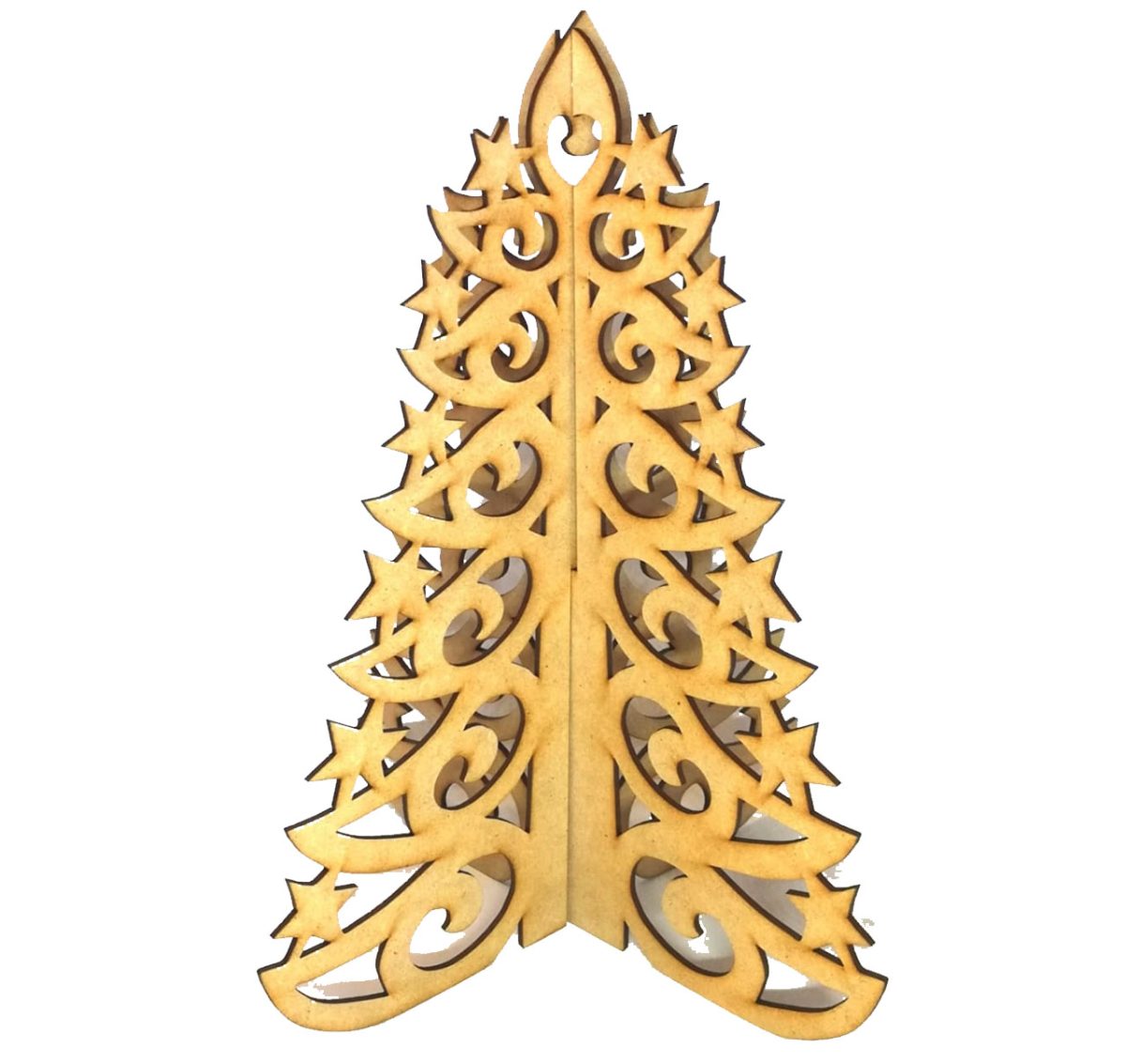 Bk Árbol Decorativo 3d Mdf 3mm