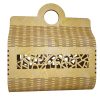 Bolso Calado 20 Cm Mdf 3 Mm Recuerdo O Decoración - Imagen 2