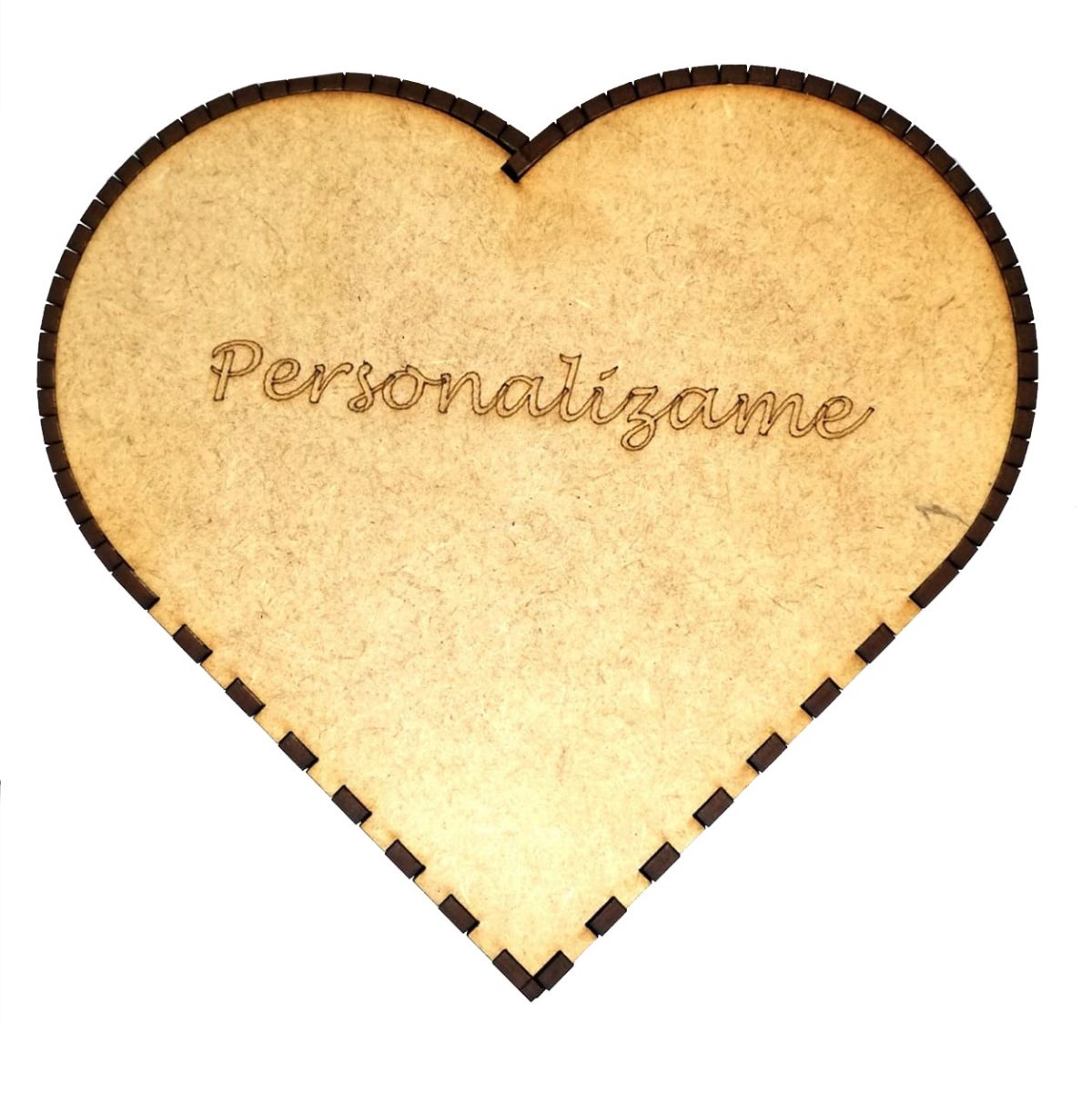 Caja De Corazón Personalizada Mdf Regalo Recuerdo Souvenir