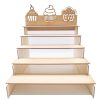 Base Candy Bar Cup Cake Para Mesa De Dulces Fiestas Mdf - Imagen 2
