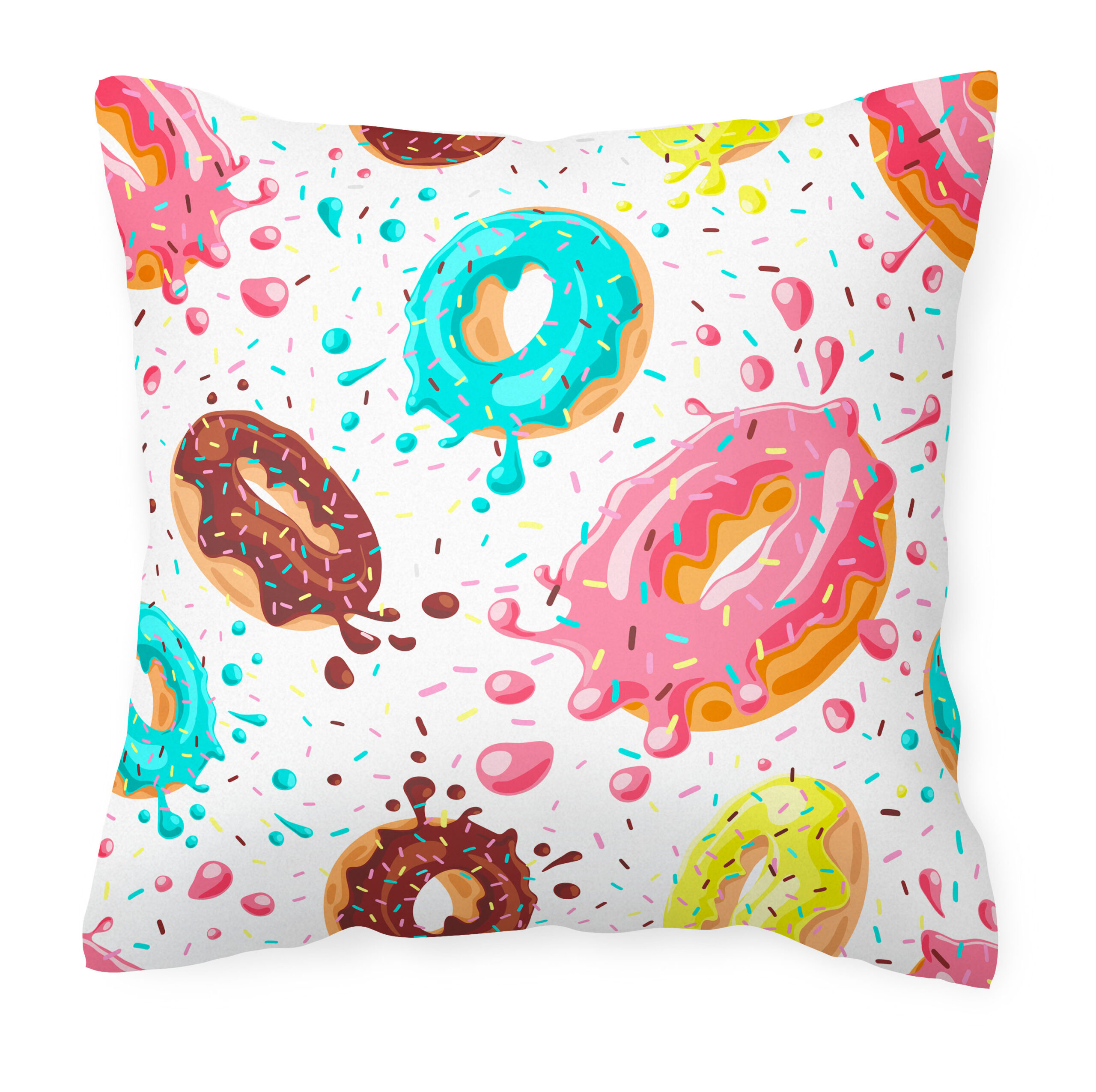 Cojín Arg Almohada Cojín Donas Explosión Color Y Sabor