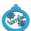 Esferas Navidad Personalizada De 10cm Madera Mdf Mayoreo - Imagen 9