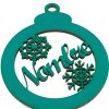 Esferas Navidad Personalizada De 10cm Madera Mdf Mayoreo - Imagen 10