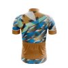 Jersey Ciclismo Manga Corta Maillot Mtb Extremo Colores Rayos Azules - Imagen 2