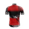 Jersey Ciclismo Manga Corta Maillot Mtb Llantas Derrape Rojo Y Negro - Imagen 2